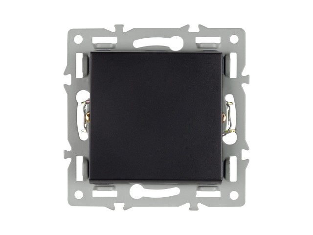Механизм выключателя одноклавишный перекрёстный SWT-MKX1-PL-BK (250V, 16A) (Arlight, -) фото:1