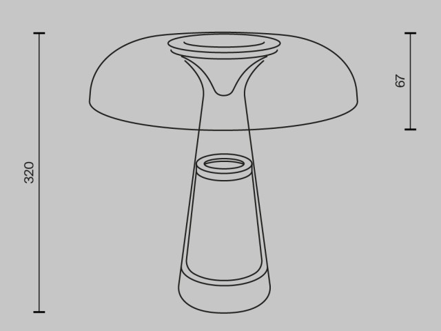 Настольный светильник Maytoni MOD484TL-L8BK фото:2