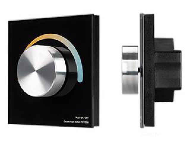 Панель SMART-P20-MIX-G-IN Black (12-24V, 4x3A, Rotary, 2.4G) (Arlight, IP20 Пластик, 5 лет) фото:7