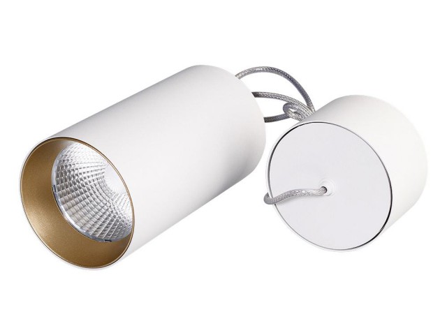 Светильник подвесной SP-POLO-R85-2-15W Warm White 40deg (White, Gold Ring) (Arlight, IP20 Металл, 3 года) фото:23