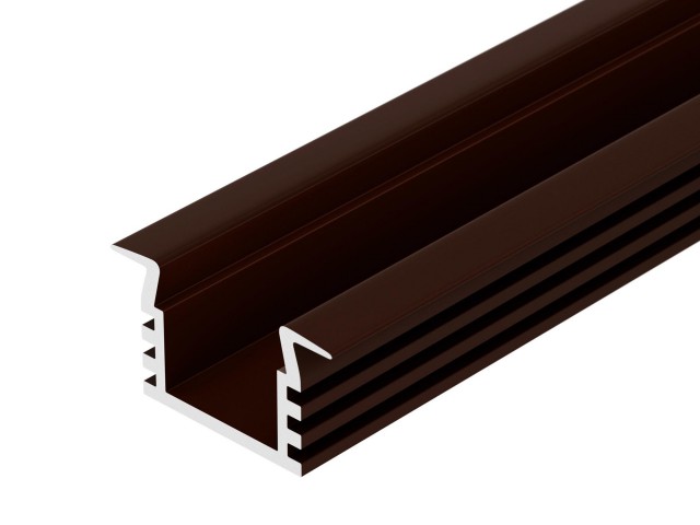 Профиль PDS-F-2000 ANOD Brown Deep (Arlight, Алюминий) фото:2