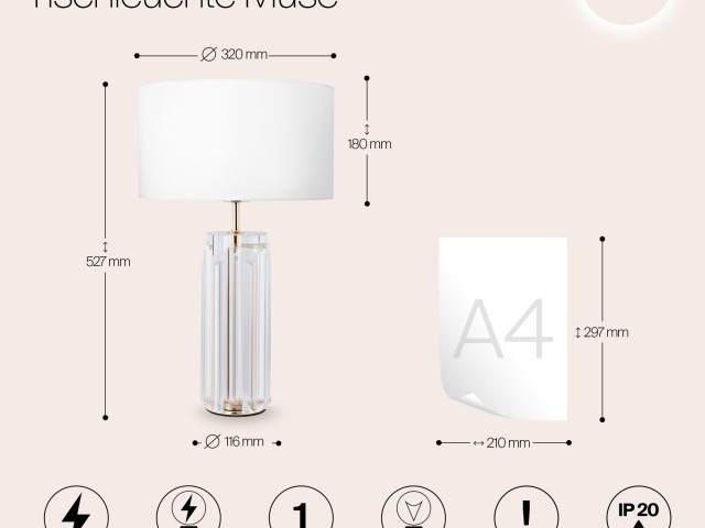 Настольный светильник Maytoni MOD304TL-01G фото:19