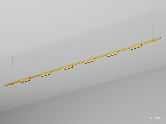 Подвесной светильник HOKASU PL11 (GOLD/3000mm – 190mm/3K/21W/40deg) фото:2