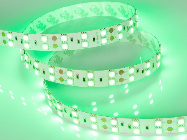Лента RT 2-5000 24V Green 2x2 (5060, 600 LED, LUX) (Arlight, 28.8 Вт/м, IP20) фото:7