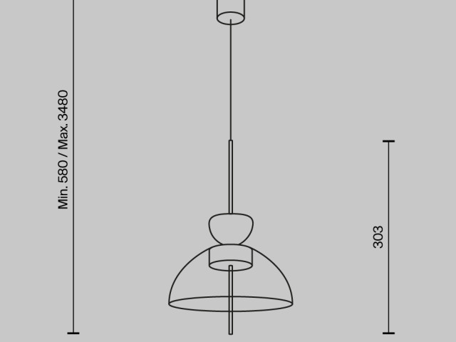 Подвесной светильник Maytoni MOD185PL-L6B3K2 фото:1