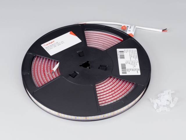 Лента герметичная RTW-PS-A160-10mm 24V Day5000 (12 W/m, IP67, 2835, 5m) (Arlight, 12 Вт/м, IP67) фото:4