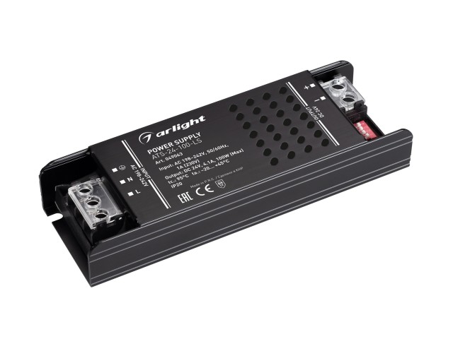 Блок питания ATS-24-100-LS (24V, 4.1A, 100W) (Arlight, IP20 Сетка, 5 лет) фото:2