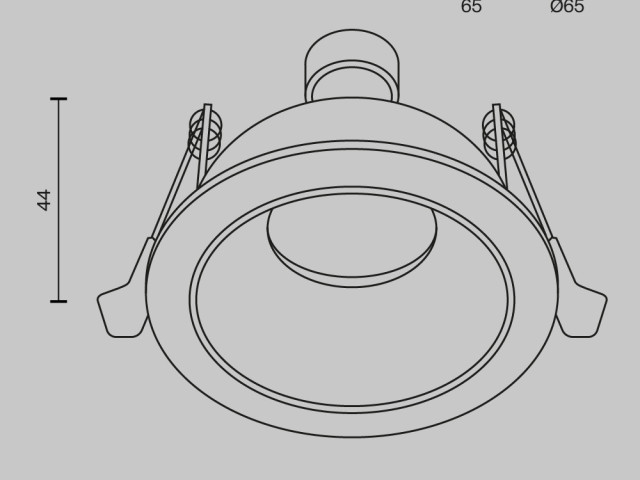 Встраиваемый светильник Technical DL126-GU10-W фото:1