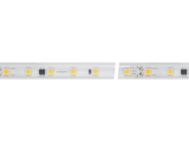 Лента ARL-50000PV-230V Cool 10K (5060, 54 LED/m, WP2) (Arlight, 8 Вт/м, IP65) фото:9