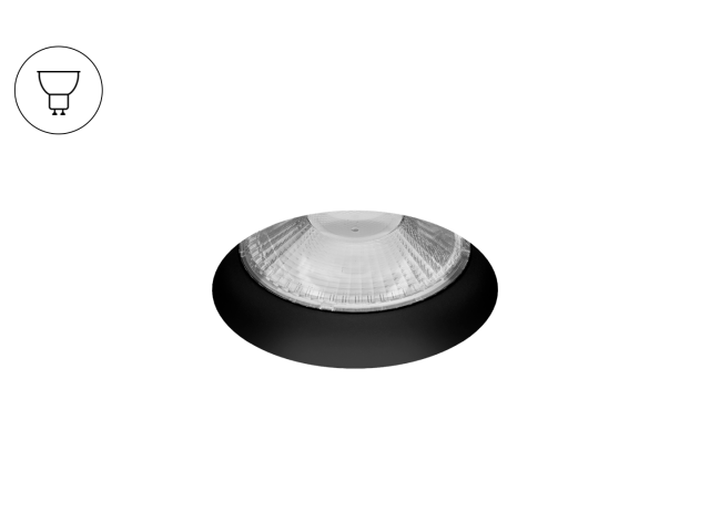 Светильник POINT HIDE (RAL9005 — GU10) фото:1