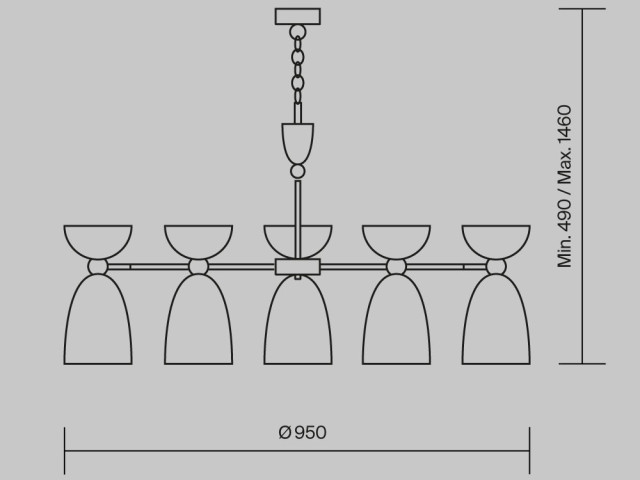 Подвесной светильник Maytoni MOD113PL-07W фото:19