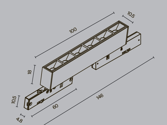 Трековый светильник Technical TR193-1-5W3K-M-B фото:6