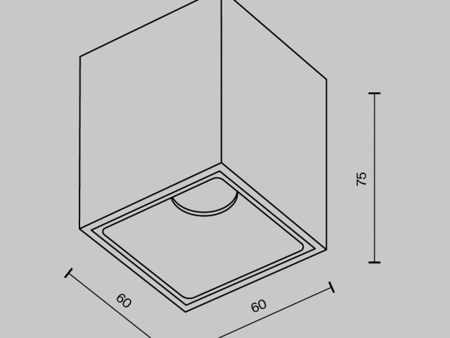 Потолочный светильник Technical C065CL-8W2.7K-SQ-B фото:47