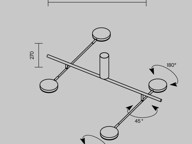 Потолочный светильник Maytoni MOD070CL-L30B3K фото:9