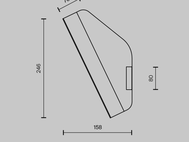 Настенный светильник (бра) Maytoni MOD417WL-01B фото:3