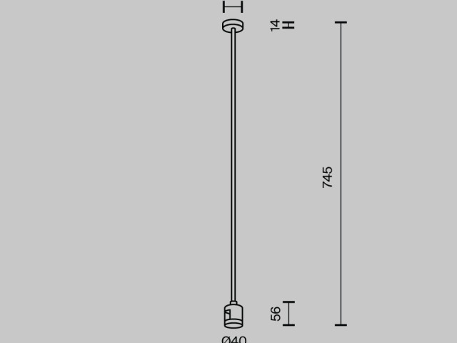 Комплектующие для систем освещения с токоведущими элементами Technical TRA159C-IPC1-B фото:1