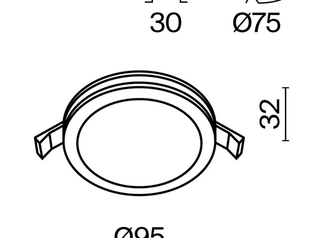 Встраиваемый светильник Technical DL303-L7B фото:20