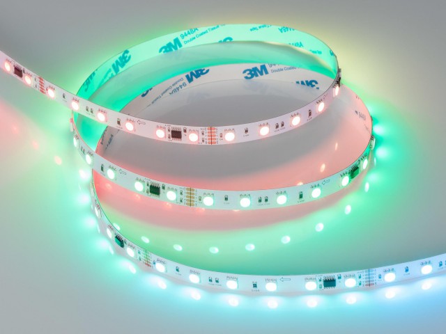 Лента DMX-B60-10mm 24V RGB-PX6 (14 W/m, IP20, 5060, 5m) (Arlight, -) фото:6