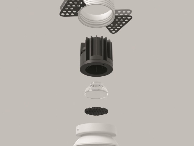 Встраиваемый светильник Technical DL058-7W3K-TRS-W фото:2