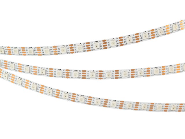 Лента SPI-B60-10mm 5V RGB-PX1-BPT (12 W/m, IP20, 5060, 5m) (Arlight, бегущий огонь) фото:5