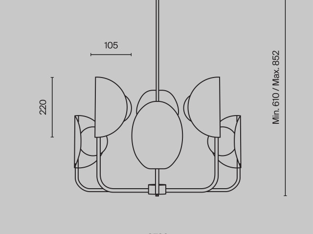 Подвесной светильник Maytoni MOD164PL-06BS фото:16