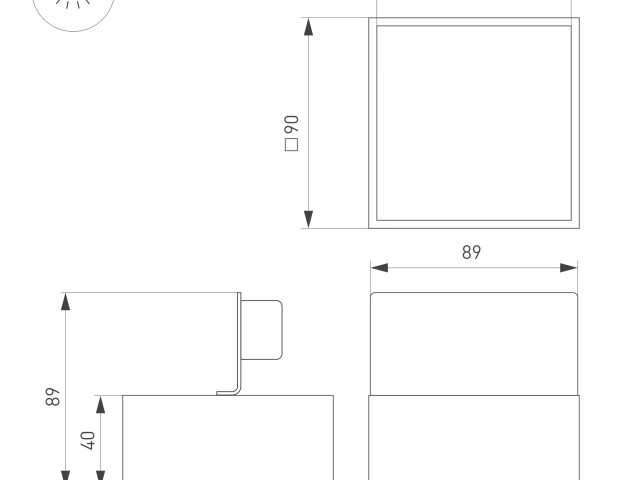 Светильник DL-GRIGLIATO-S90x90-12W Warm3000 (WH, 90 deg, 230V) (Arlight, IP40 Металл, 5 лет) фото:4