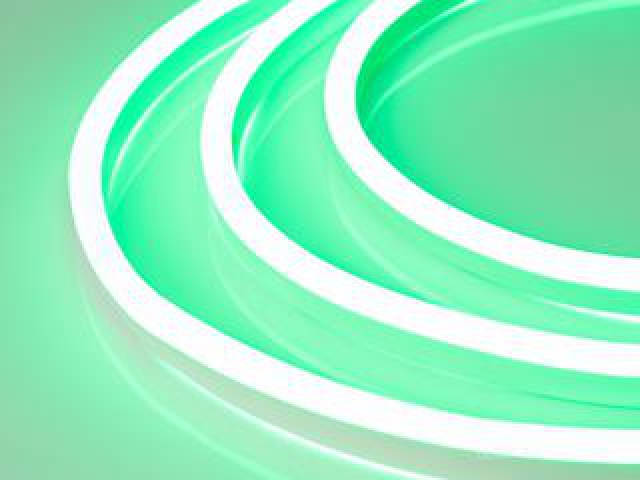 Гибкий неон ARL-CF2835-Mini-24V Green (16x8mm) (Arlight, 6 Вт/м, IP65) фото:4