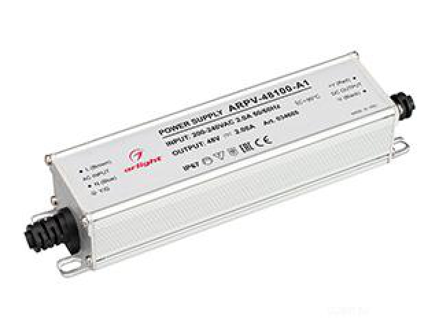 Блок питания ARPV-48100-A1 (48V, 2.08A, 100W) (Arlight, IP67 Металл, 3 года) фото:2