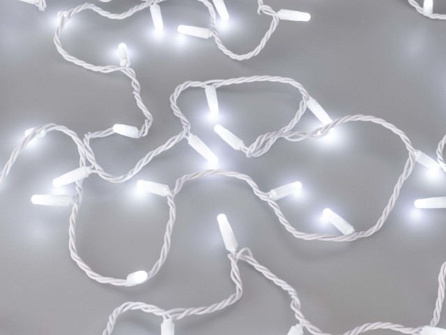 Светодиодная гирлянда ARD-STRING-CLASSIC-10000-WHITE-100LED-MILK-STD White (230V, 7W) (Ardecoled, IP65) фото:1
