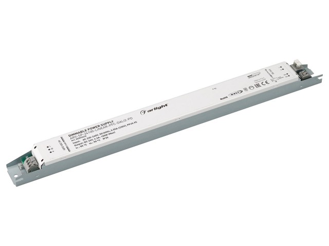 Блок питания ARV-SP-24100-LINEAR-PFC-DALI2-PD (24V, 4.2A, 100W) (Arlight, IP20 Металл, 5 лет) фото:1