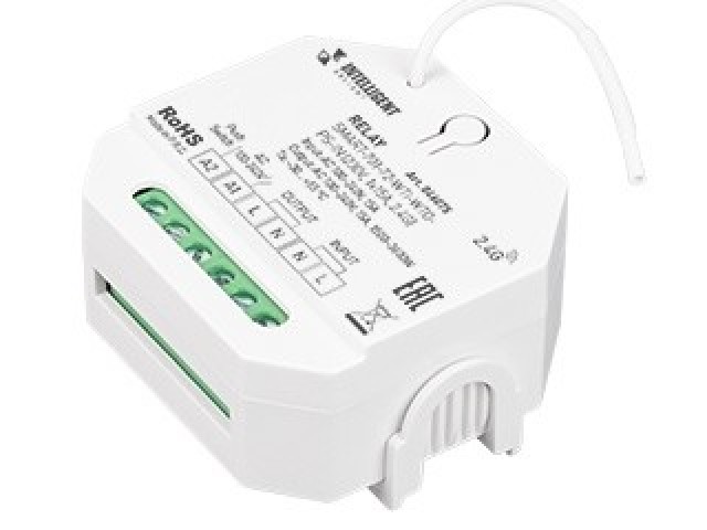 INTELLIGENT ARLIGHT Релейный модуль SMART-701-72-WTI-WTO-PS-IN  (230V, 1x15A, 2.4G) (IARL, IP20 Пластик, 5 лет) фото:3