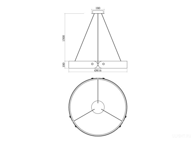 Подвесной светильник Maytoni MOD309PL-L40GR4K фото:6