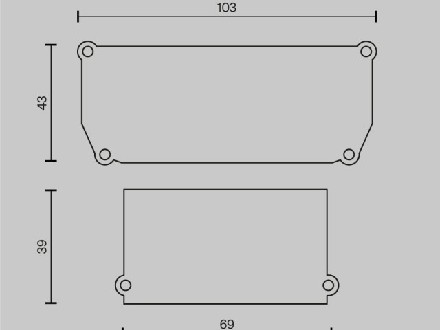 Комплектующие для профиля Technical ALM012EC-SC-W фото:7