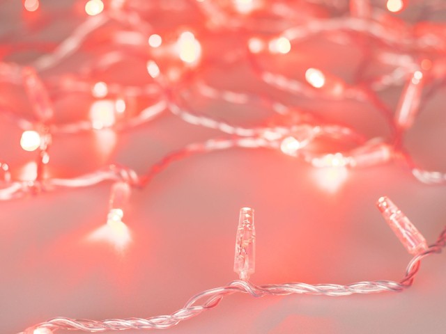 Светодиодная гирлянда ARD-STRING-CLASSIC-1000-CLEAR-100LED-PULSE Red (230V, 7W) (Ardecoled, IP65) фото:2