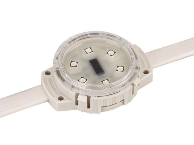 Модуль управляемый SOLEX-DMX-3535-6-24V RGB 120deg (D40x16mm, 1.5W, IP67) (Arlight, Пластик, 3 года) фото:8