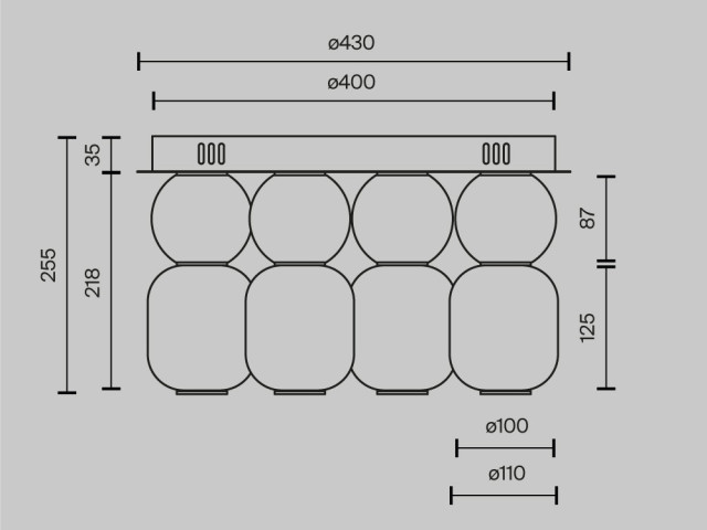 Потолочный светильник Maytoni MOD273CL-L60G3K фото:11