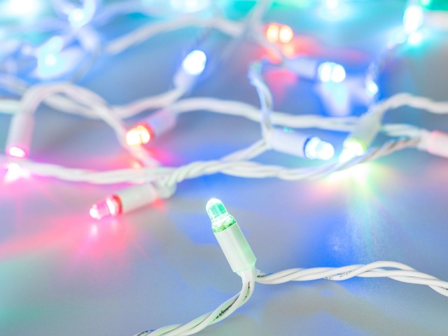 Светодиодная гирлянда ARD-STRING-CLASSIC-15000-WHITE-100LED-LIVE RGB-SPI (12V, 53W) (Ardecoled, IP65) фото:1