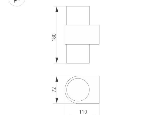 Светильник SP-SPICY-WALL-TWIN-S180x72-2x6W Warm3000 (WH, 40 deg) (Arlight, IP20 Металл, 3 года) фото:6