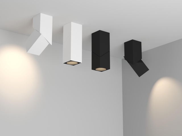 Светильник SP-TWIST-SURFACE-S60x60-12W Warm3000 (WH-BK, 30 deg) (Arlight, IP40 Металл, 3 года) фото:25