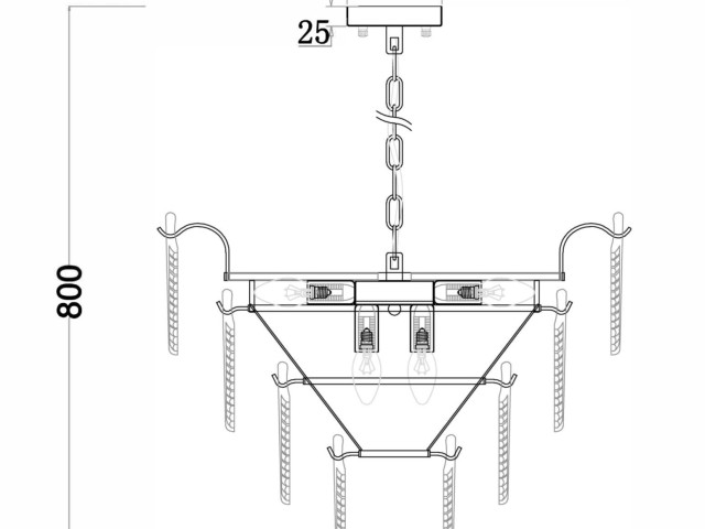 Люстра Freya FR5143PL-09G фото:8