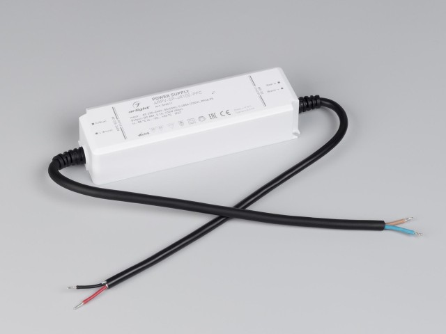 Блок питания ARPV-SP-48100-PFC (48V, 2.1A, 100W) (Arlight, IP67 Пластик, 5 лет) фото:1