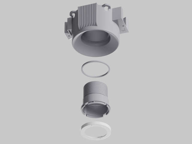 Встраиваемый светильник Technical DL136-GU10-W фото:9