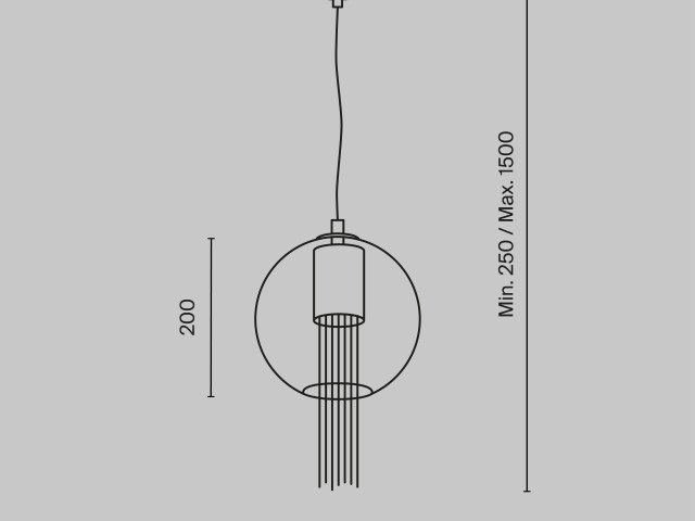 Подвесной светильник Maytoni P095PL-01BZ фото:13