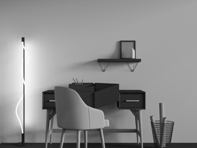Напольный светильник (торшер) Maytoni MOD166FL-L15B3K фото:15