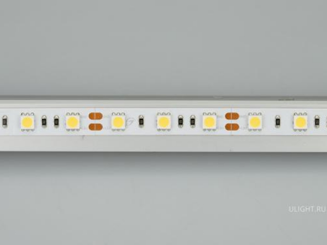 Лента RT 2-5000 12V White6000 2x (5060, 300 LED, LUX) (Arlight, 14.4 Вт/м, IP20) фото:2