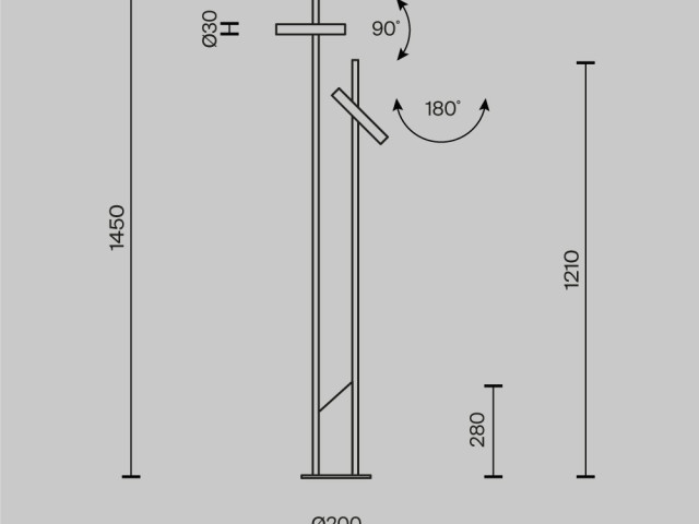 Напольный светильник (торшер) Maytoni MOD460FL-L6BS3K фото:2