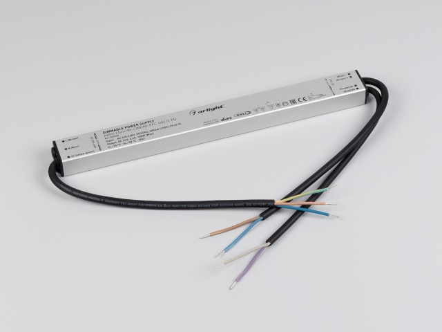 Блок питания ARPV-LG24100-LINEAR-PFC-DALI2-PD (24V, 4.2A, 100W) (Arlight, IP67 Металл, 5 лет) фото:1