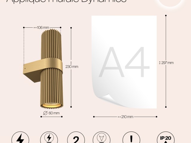 Настенный светильник (бра) Maytoni MOD326WL-02MG фото:17