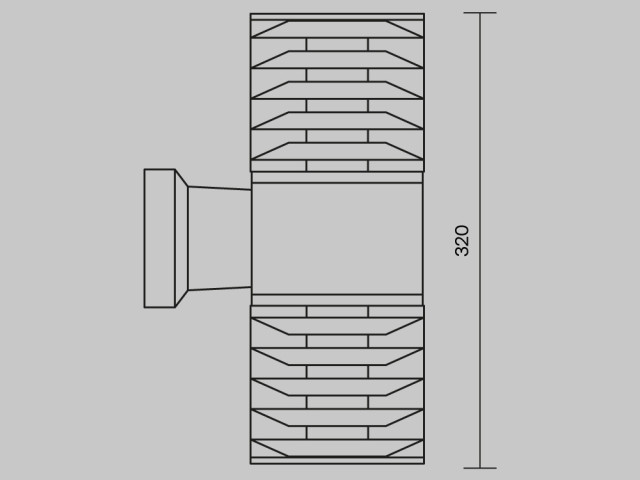 Уличный настенный светильник Outdoor O576WL-02B фото:15