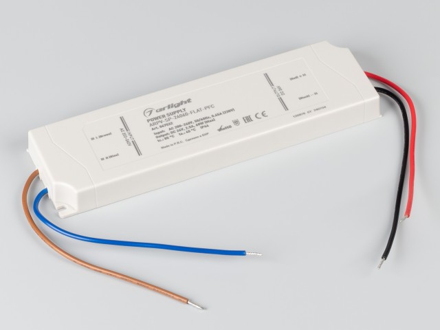 Блок питания ARPV-SP-24060-FLAT-PFC (24V, 2.5A, 60W) (Arlight, IP44 Пластик, 5 лет) фото:4